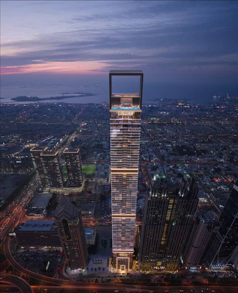 Новый высотный жилой комплекс Trump Int Hotel & Tower с закрытым клубом, ресторанами и инфинити-бассейном на крыше, Al Wasl, Дубай, ОАЭ — фото 17
