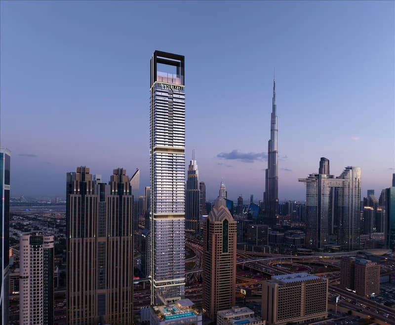 Новый высотный жилой комплекс Trump Int Hotel & Tower с закрытым клубом, ресторанами и инфинити-бассейном на крыше, Al Wasl, Дубай, ОАЭ — фото 21
