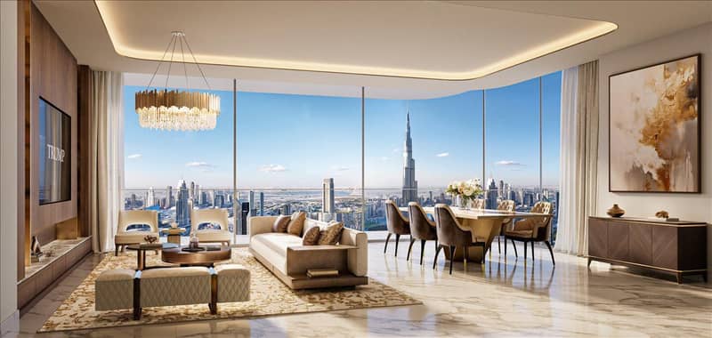 Новый высотный жилой комплекс Trump Int Hotel & Tower с закрытым клубом, ресторанами и инфинити-бассейном на крыше, Al Wasl, Дубай, ОАЭ — фото 3