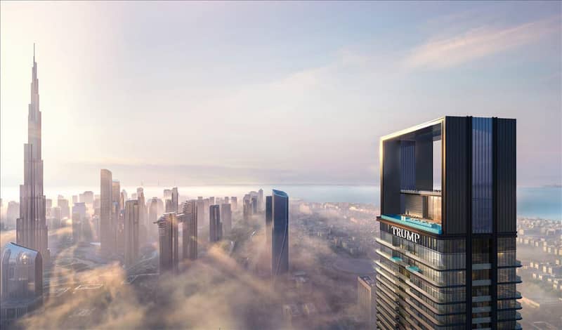 Новый высотный жилой комплекс Trump Int Hotel & Tower с закрытым клубом, ресторанами и инфинити-бассейном на крыше, Al Wasl, Дубай, ОАЭ — фото 16