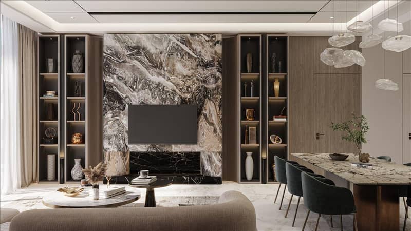 Exclusive residences in the new complex Barari Heights with an infinity pool, spa areas and kids' playgrounds, Majan, Dubai, UAE — photo 4