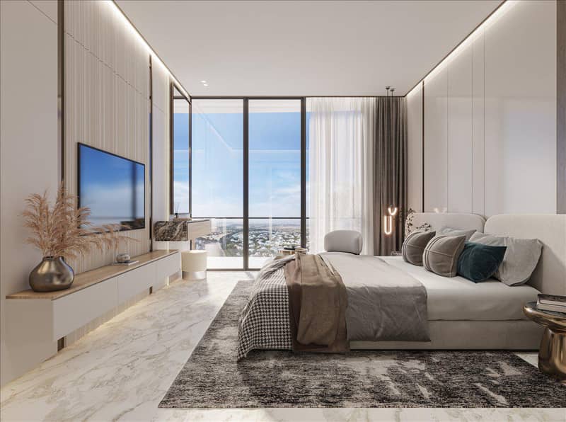 Exclusive residences in the new complex Barari Heights with an infinity pool, spa areas and kids' playgrounds, Majan, Dubai, UAE — photo 2