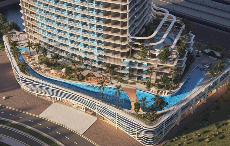 Exclusive residences in the new complex Barari Heights with an infinity pool, spa areas and kids' playgrounds, Majan, Dubai, UAE — photo 10