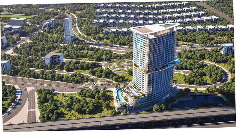 Exclusive residences in the new complex Barari Heights with an infinity pool, spa areas and kids' playgrounds, Majan, Dubai, UAE — photo 13