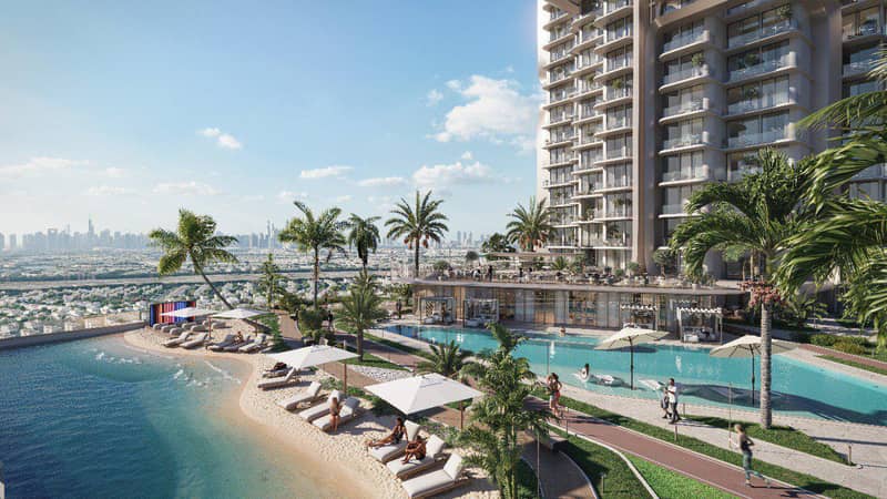 New complex of furnished apartments Voxa with swimming pools and a mini golf, JVT, Dubai, UAE — photo 2