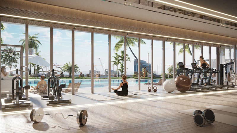 New complex of furnished apartments Voxa with swimming pools and a mini golf, JVT, Dubai, UAE — photo 5