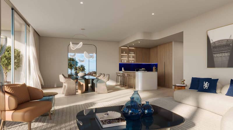 Брендированный жилой комплекс Chelsea Residences с пляжным клубом и мариной в Дубай Маритайм Сити, ОАЭ — фото 30