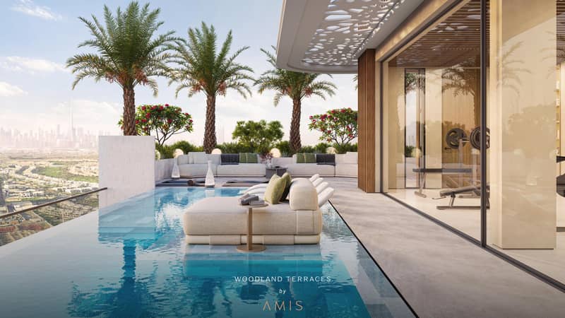 New stylish residential complex Woodland Terraces in Meydan area, Dubai, UAE — photo 11