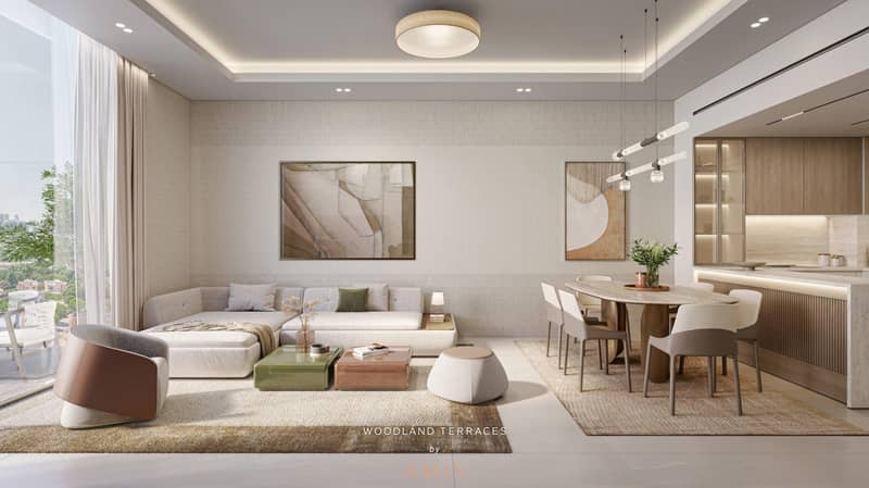 New stylish residential complex Woodland Terraces in Meydan area, Dubai, UAE — photo 17