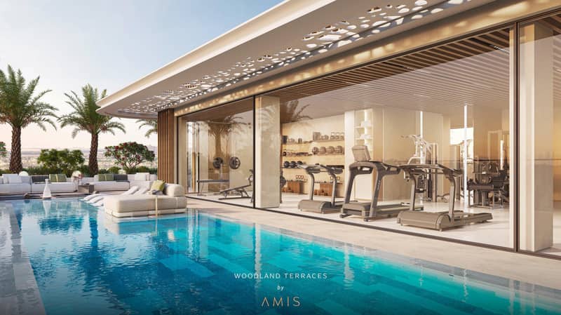 New stylish residential complex Woodland Terraces in Meydan area, Dubai, UAE — photo 12