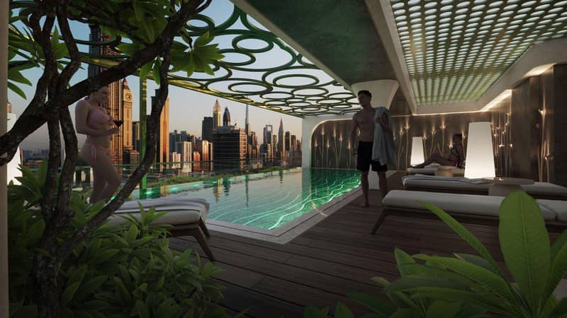 Современный жилой комплекс Olivia Gardens с хорошим спектром удобств в районе Джумейра Гарден Сити, Дубай, ОАЭ — фото 8