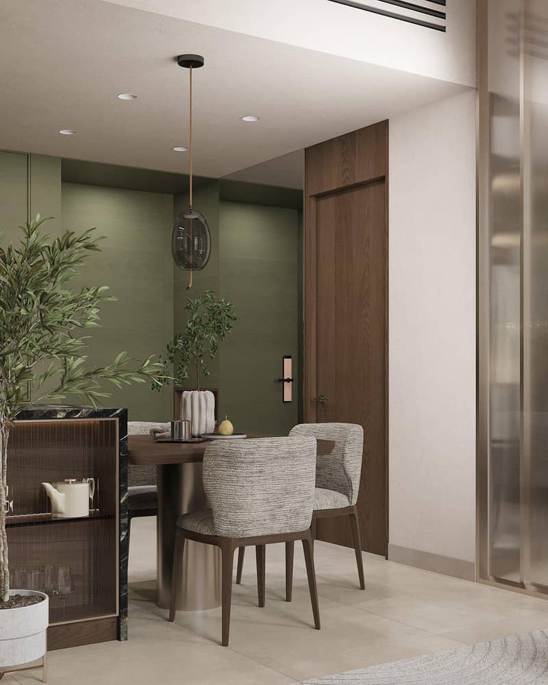 Современный жилой комплекс Olivia Gardens с хорошим спектром удобств в районе Джумейра Гарден Сити, Дубай, ОАЭ — фото 25