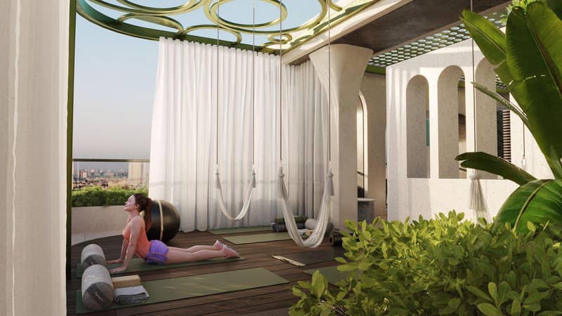 Современный жилой комплекс Olivia Gardens с хорошим спектром удобств в районе Джумейра Гарден Сити, Дубай, ОАЭ — фото 10