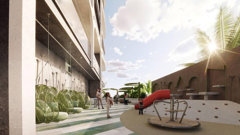 Современный жилой комплекс Olivia Gardens с хорошим спектром удобств в районе Джумейра Гарден Сити, Дубай, ОАЭ — фото 11