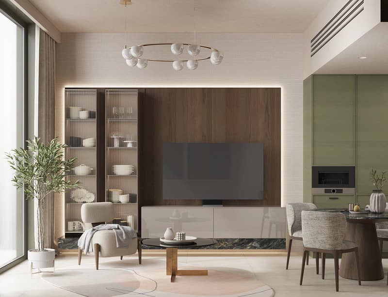 Современный жилой комплекс Olivia Gardens с хорошим спектром удобств в районе Джумейра Гарден Сити, Дубай, ОАЭ — фото 47