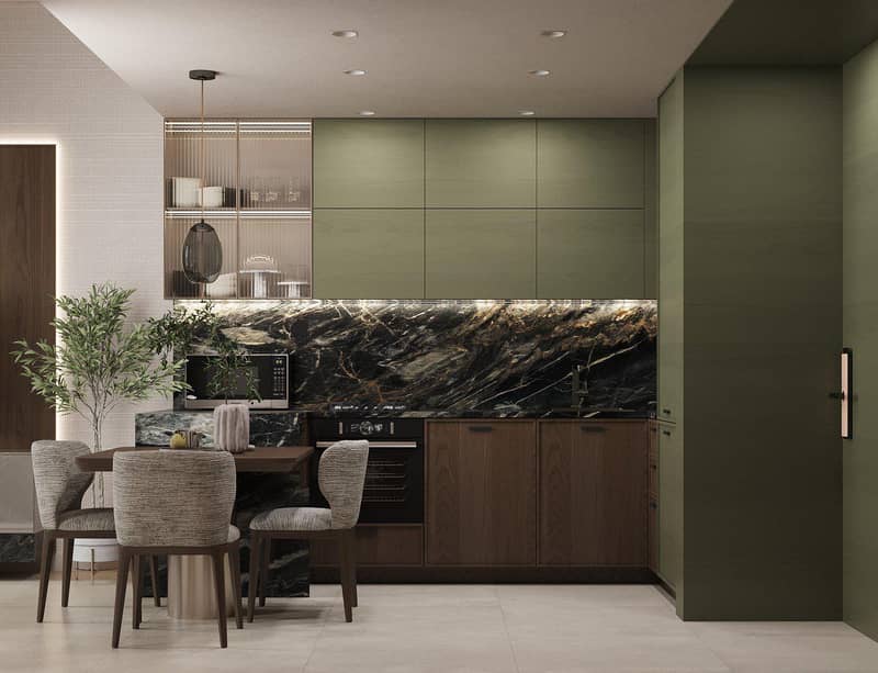 Современный жилой комплекс Olivia Gardens с хорошим спектром удобств в районе Джумейра Гарден Сити, Дубай, ОАЭ — фото 24