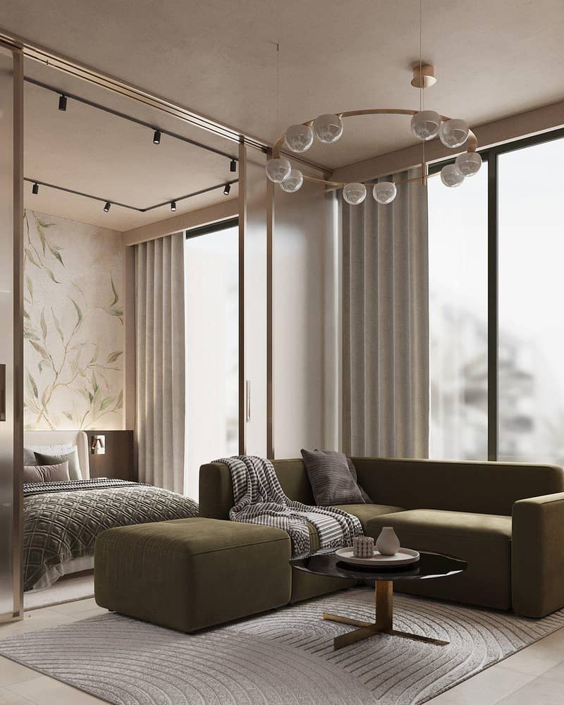 Современный жилой комплекс Olivia Gardens с хорошим спектром удобств в районе Джумейра Гарден Сити, Дубай, ОАЭ — фото 29