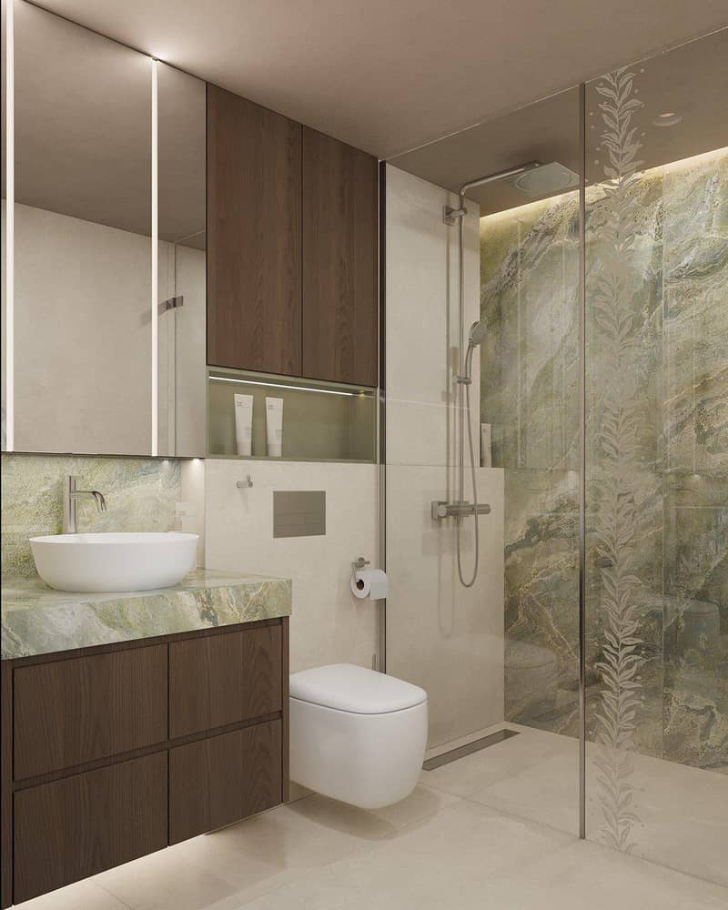 Современный жилой комплекс Olivia Gardens с хорошим спектром удобств в районе Джумейра Гарден Сити, Дубай, ОАЭ — фото 60