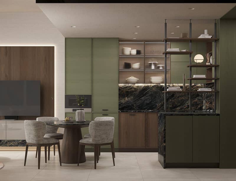 Современный жилой комплекс Olivia Gardens с хорошим спектром удобств в районе Джумейра Гарден Сити, Дубай, ОАЭ — фото 48