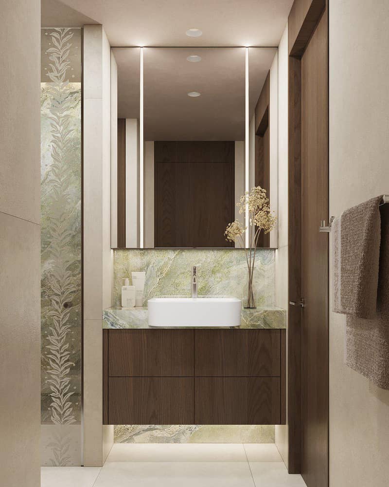 Современный жилой комплекс Olivia Gardens с хорошим спектром удобств в районе Джумейра Гарден Сити, Дубай, ОАЭ — фото 31