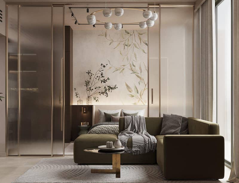 Современный жилой комплекс Olivia Gardens с хорошим спектром удобств в районе Джумейра Гарден Сити, Дубай, ОАЭ — фото 22