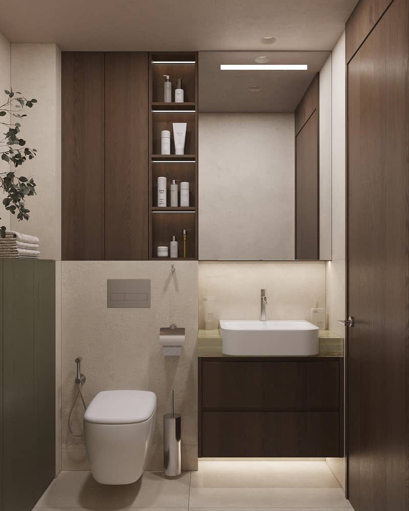 Современный жилой комплекс Olivia Gardens с хорошим спектром удобств в районе Джумейра Гарден Сити, Дубай, ОАЭ — фото 44