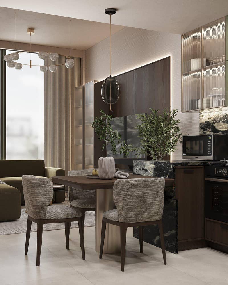 Современный жилой комплекс Olivia Gardens с хорошим спектром удобств в районе Джумейра Гарден Сити, Дубай, ОАЭ — фото 23