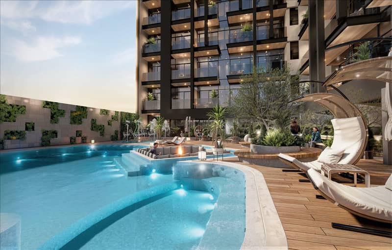 Новый комплекс Provenza Residences с бассейном на крыше и панорамным видом в престижном районе JVC, Дубай, ОАЭ — фото 22