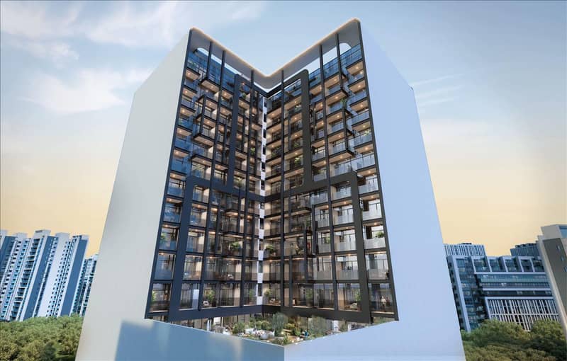Новый комплекс Provenza Residences с бассейном на крыше и панорамным видом в престижном районе JVC, Дубай, ОАЭ — фото 30
