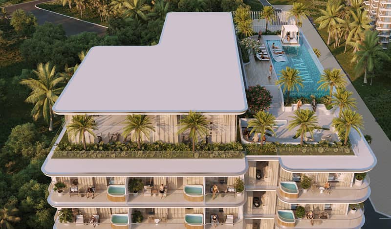 New complex of furnished apartments Cove Edition 5 with a swimming pool, picturesque views and a clubhouse, Dubailand Residence Complex, Dubai — photo 8