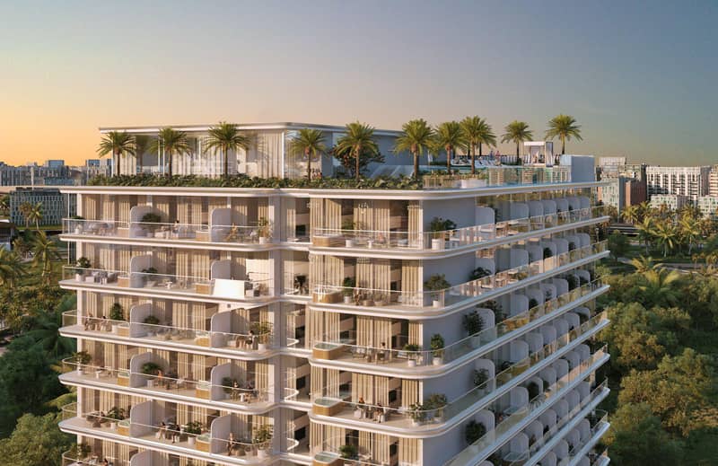 New complex of furnished apartments Cove Edition 5 with a swimming pool, picturesque views and a clubhouse, Dubailand Residence Complex, Dubai — photo 10