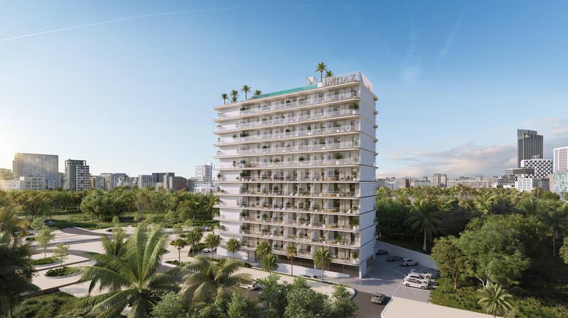 New complex of furnished apartments Cove Edition 5 with a swimming pool, picturesque views and a clubhouse, Dubailand Residence Complex, Dubai — photo 2