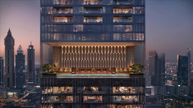 Новый проект Jumeirah Residences Emirates Towers с бассейном, зонами отдыха и круглосуточной охраной, Trade Center, Дубай, ОАЭ — фото 23