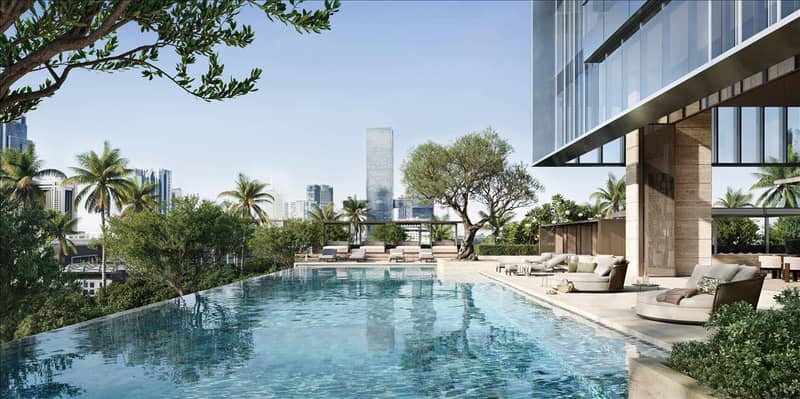 Новый проект Jumeirah Residences Emirates Towers с бассейном, зонами отдыха и круглосуточной охраной, Trade Center, Дубай, ОАЭ — фото 19