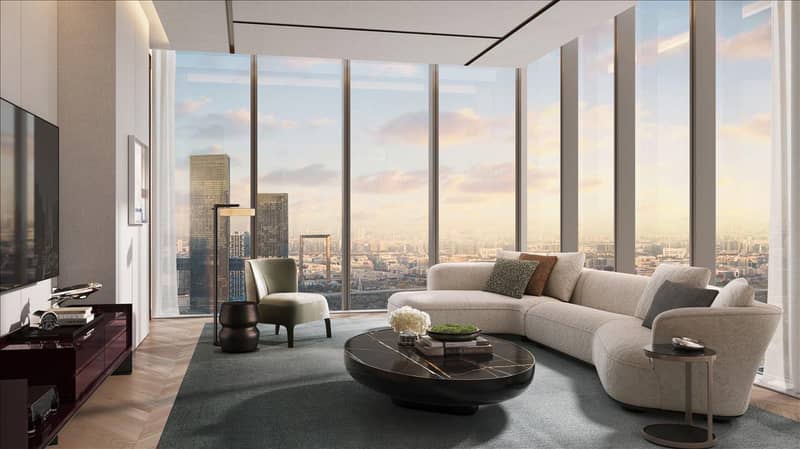 Новый проект Jumeirah Residences Emirates Towers с бассейном, зонами отдыха и круглосуточной охраной, Trade Center, Дубай, ОАЭ — фото 5