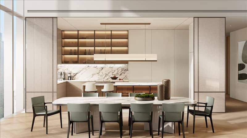 Новый проект Jumeirah Residences Emirates Towers с бассейном, зонами отдыха и круглосуточной охраной, Trade Center, Дубай, ОАЭ — фото 4
