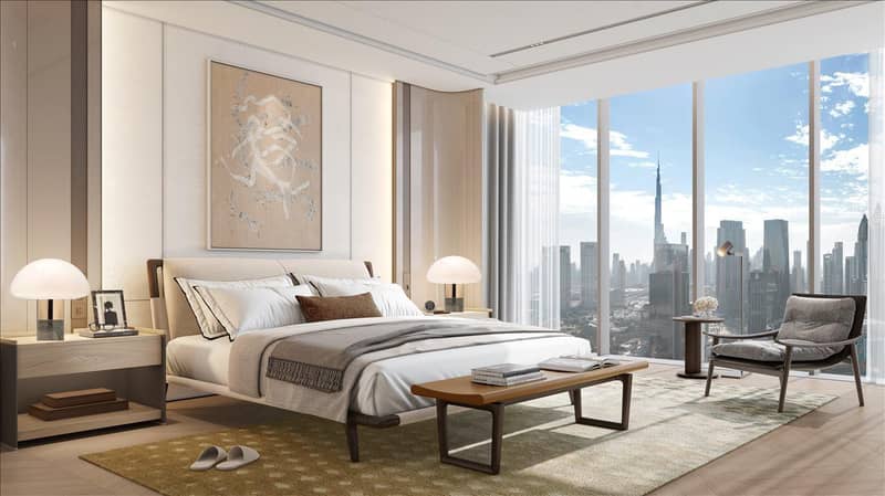 Новый проект Jumeirah Residences Emirates Towers с бассейном, зонами отдыха и круглосуточной охраной, Trade Center, Дубай, ОАЭ — фото 8