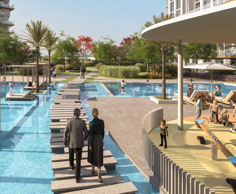 New South Square Residence with swimming pools, a wellness center and a co-working space, Dubai South, Dubai, UAE — photo 7