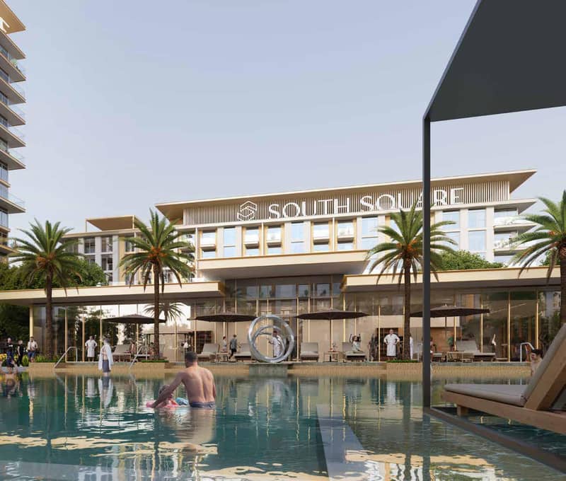 New South Square Residence with swimming pools, a wellness center and a co-working space, Dubai South, Dubai, UAE — photo 8