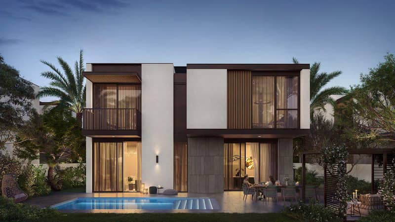 Новый комплекс Athlon Premium Villas с бассейнами, парками и клубом, Dubailand, Дубай, ОАЭ — фото 4