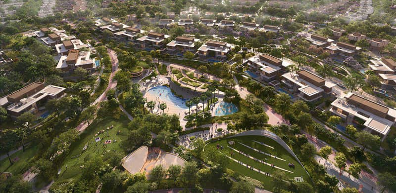 Новый комплекс Athlon Premium Villas с бассейнами, парками и клубом, Dubailand, Дубай, ОАЭ — фото 2