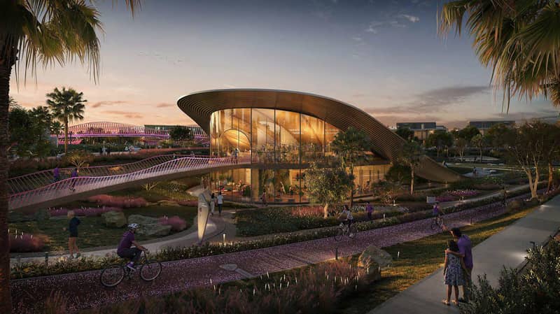 Новый комплекс Athlon Premium Villas с бассейнами, парками и клубом, Dubailand, Дубай, ОАЭ — фото 18