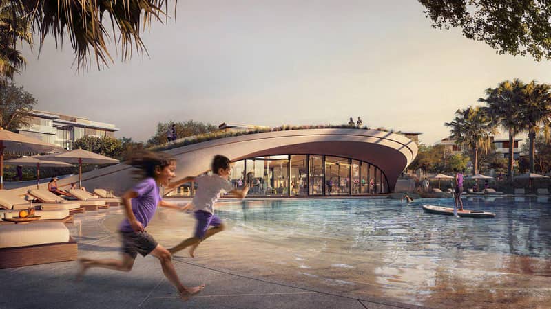 Новый комплекс Athlon Premium Villas с бассейнами, парками и клубом, Dubailand, Дубай, ОАЭ — фото 19