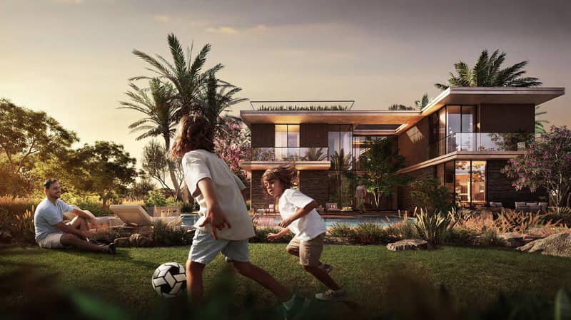 Новый комплекс Athlon Premium Villas с бассейнами, парками и клубом, Dubailand, Дубай, ОАЭ — фото 14