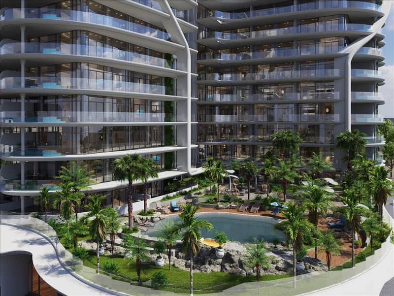 Новый проект Parkside Boulevard с бассейнами, садом и оздоровительным клубом, Arjan — Dubailand, Дубай, ОАЭ — фото 2