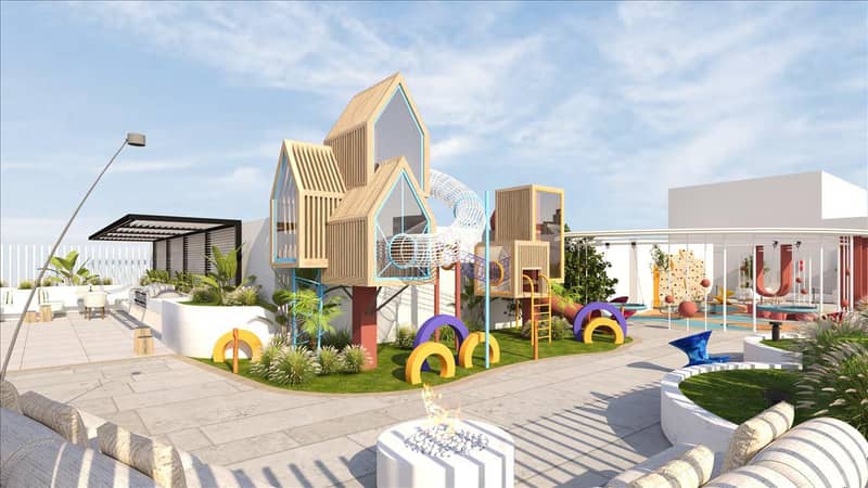 Новый проект Aark Terraces с бассейном и подземной парковкой, Dubai Land Residential Complex, Дубай, ОАЭ — фото 18