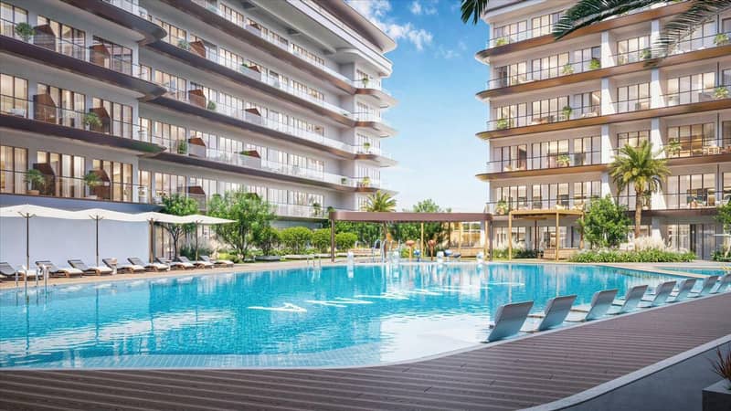 Новый проект Samana Hills South с бассейнами, оздоровительным центром и садами рядом с автомагистралью, Dubai South, Дубай, ОАЭ — фото 2