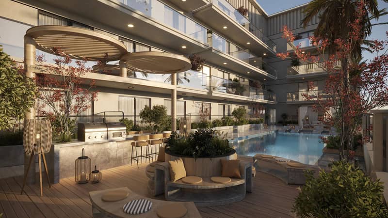 New Tavora Residences with a swimming pool, a gym and lounge areas, International City (Warsan 4), Dubai, UAE — photo 6