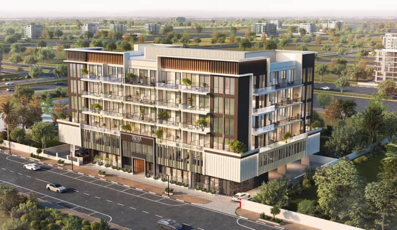 New Tavora Residences with a swimming pool, a gym and lounge areas, International City (Warsan 4), Dubai, UAE — photo 2