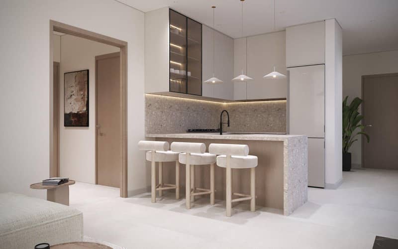 New Tavora Residences with a swimming pool, a gym and lounge areas, International City (Warsan 4), Dubai, UAE — photo 11
